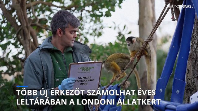 Több mint 10 000 állatot, köztük több új érkezőt vesz számba éves leltárában a londoni állatkert