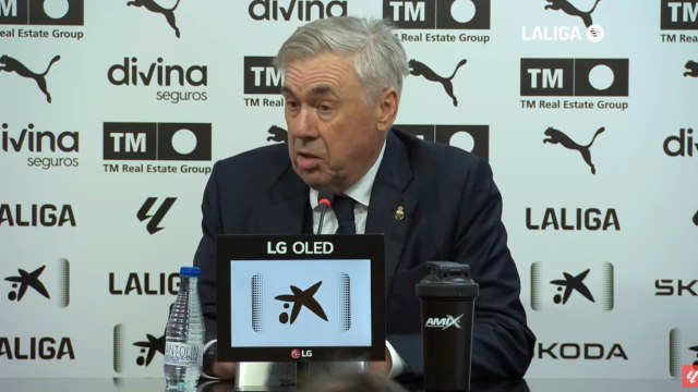 Rueda de prensa completa de Carlo Ancelotti tras el Valencia 1 vs Real Madrid
