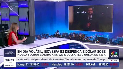 Na 1ª sexta de 2025, Ibovespa B3 despenca e dólar sobe para R$ 6,18; Vinicius Torres Freire comenta
