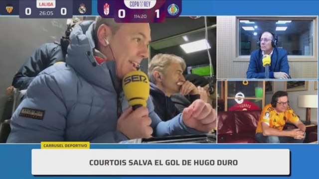 Resumen y goles del Valencia 1 - Real Madrid 2 | Audio Carrusel Deportivo