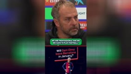 Flick 'unhappy' with Barcelona over Olmo saga