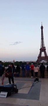 Parisian Music Vibe Around Eiffel Tower #musicvideo #magical #eiffeltower #traveling #music (5)