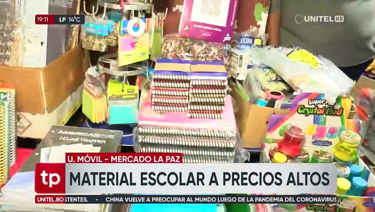 A un mes del inicio de clases, se registra incremento en el precio de los materiales escolares en Cochabamba 