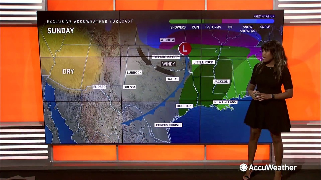 Severe storm threat expected on the Gulf Coast this Sunday