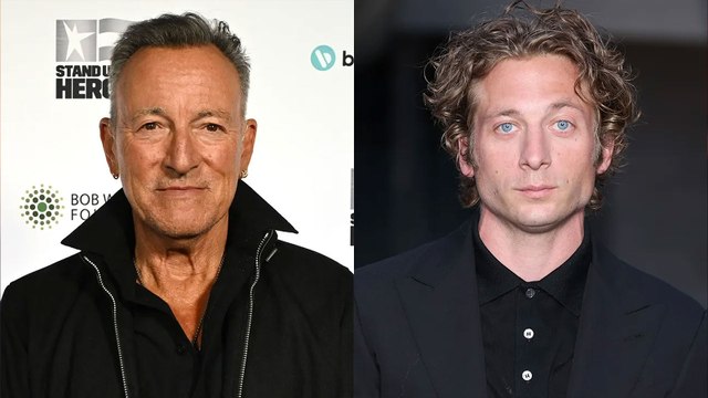 Bruce Springsteen Says Jeremy Allen White Sings Very Well in Upcoming Biopic | THR News Video
