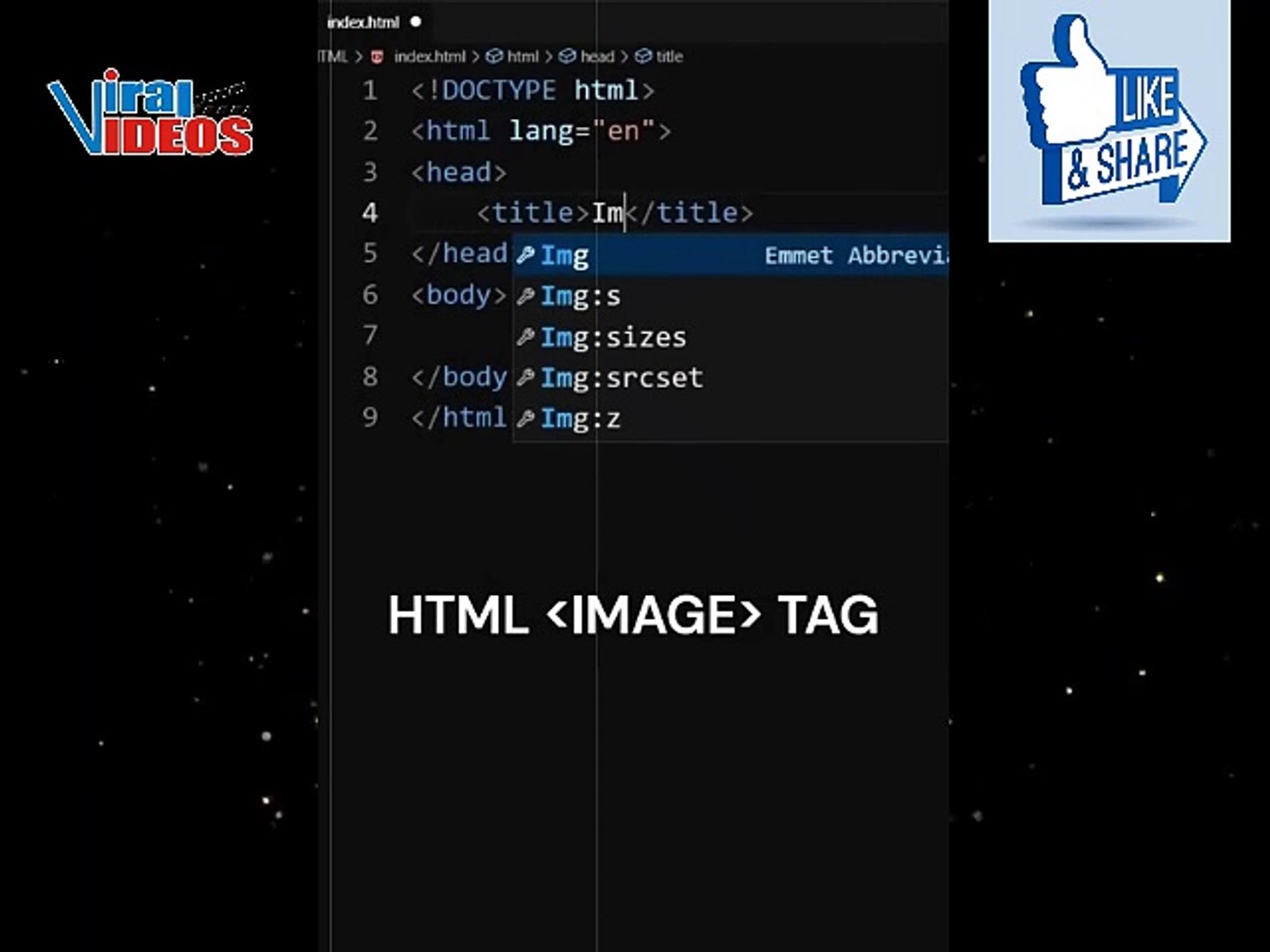 ⁣Insert image in HTML | Html Image Tag | Coding Tutorial