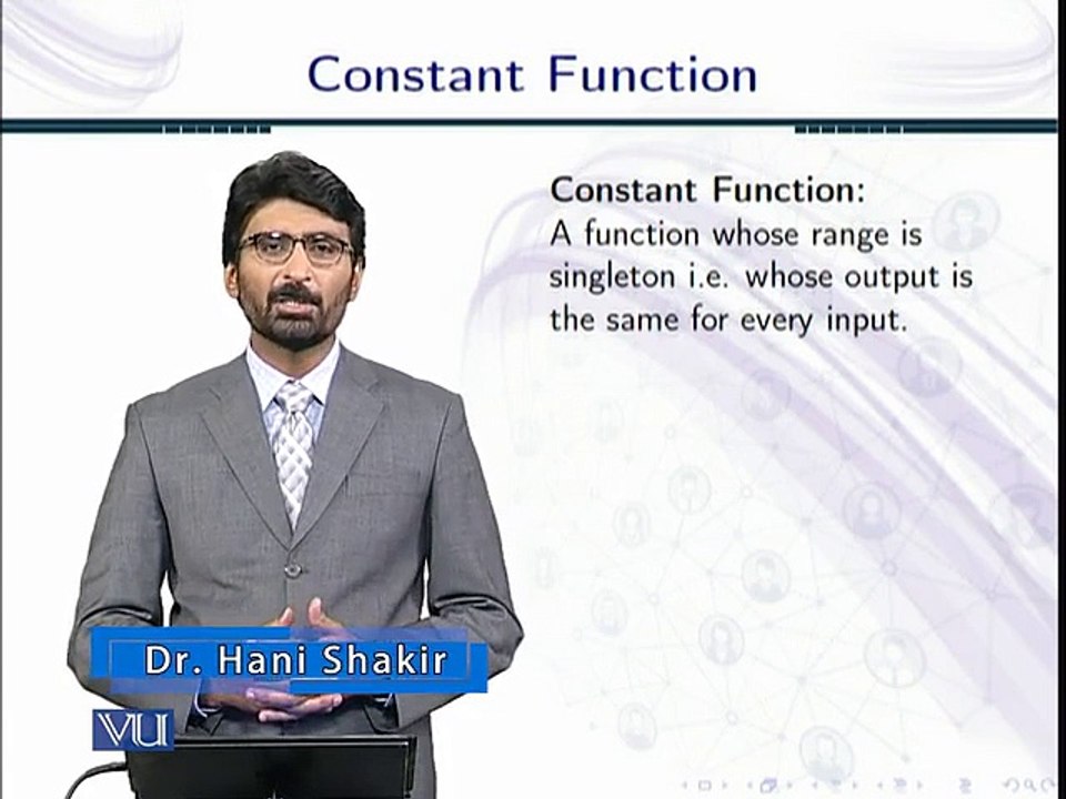 Lecture 65  Constant Function in Topology in Urdu