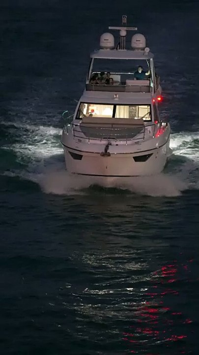 Family yacht time on New Year's Eve at the Haulover Inlet