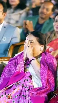 Nita Ambani pays tribute to Shri #DhirubhaiAmbani at the Jamnagar #NitaAmbani #MukeshAmbani #Jamnagar #Reliance
