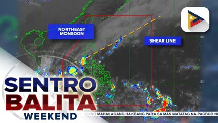 Shear line at amihan, patuloy na magpapaulan sa gitna at hilagang Luzon