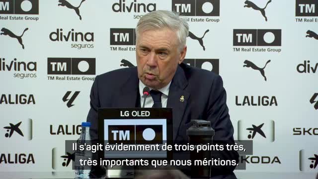 Real Madrid - Ancelotti : “Une victoire méritée et un carton rouge injustifié pour Vinicius”