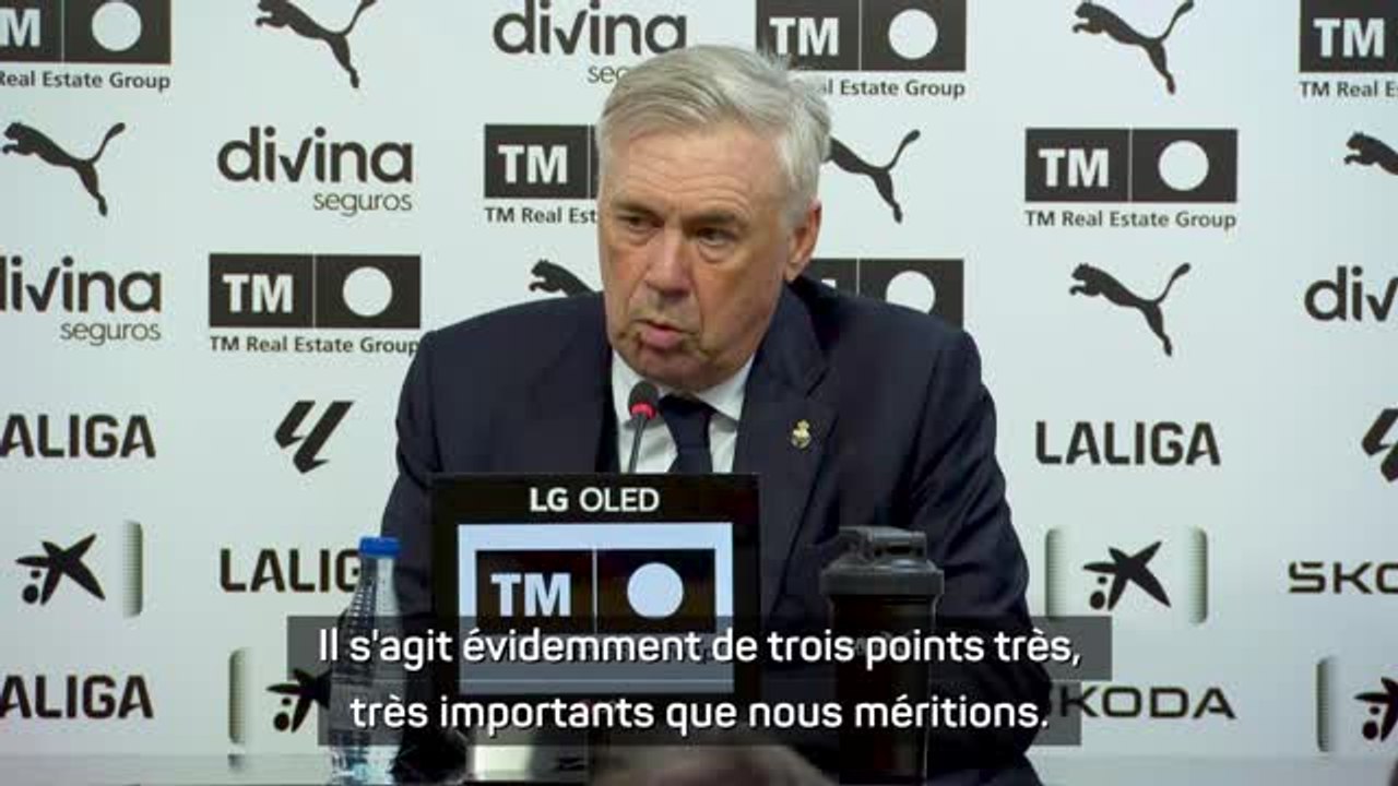 Real Madrid - Ancelotti : “Une victoire méritée et un carton rouge injustifié pour Vinicius”
