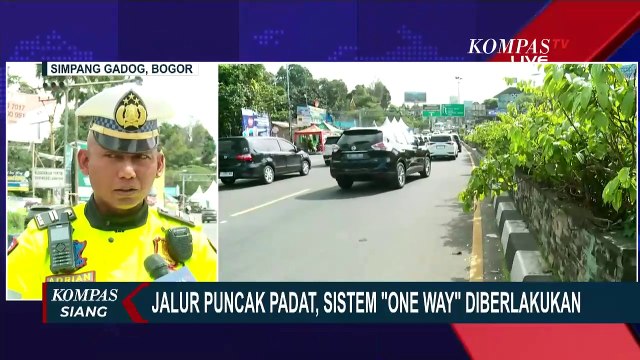 Jalur Puncak Padat Jelang Akhir Libur Nataru, Sistem One Way Diberlakukan