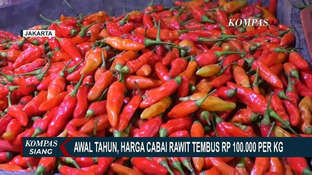 Awal Tahun, Harga Cabai Rawit di Pasar Senen Tembus Rp 100.000 Per Kg