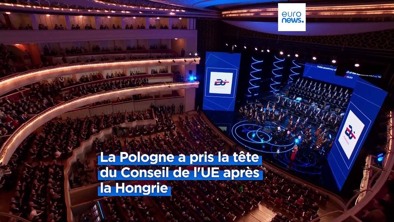 Pologne : gala à Varsovie pour lancer la présidence tournante du Conseil de l'UE