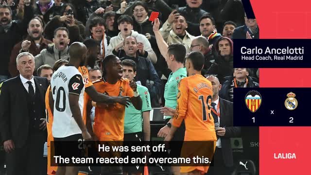 Vinicius Jr dismissal was harsh - Ancelotti