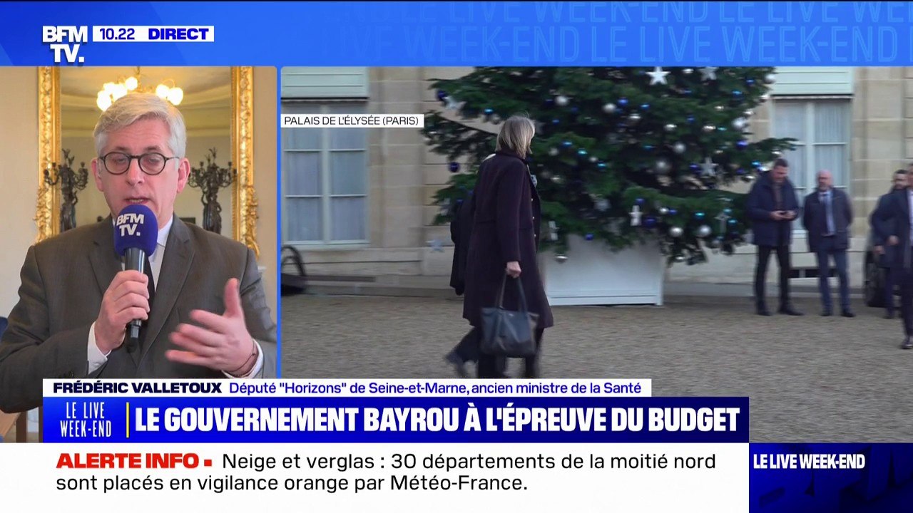 Budget 2025: "Le Rassemblement national doit pouvoir être écouté", estime Frédéric Valletoux (Horizons)