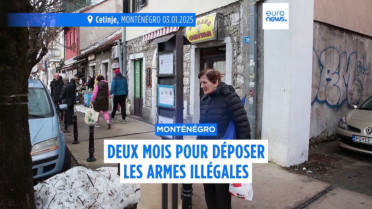 Après une fusillade qui a fait 12 morts, le Monténégro veut faire la chasse aux armes illégales