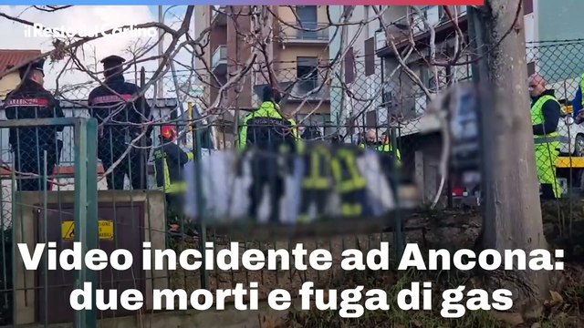 Video incidente ad Ancona: due morti e fuga di gas