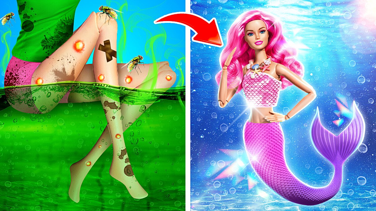 De Barbie INTELLO à SIRENE ÉPOUSTOUFLANTE ! Astuces Beauté & Gadgets pour une Métamorphose !