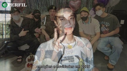 "Planos de 2025: Yugyeom se alista, BTS dispensados e SEVENTEEN revela comeback e alistamento"