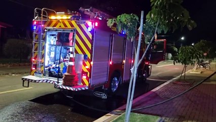 Mendigo provoca incêndio em edificação e bombeiros são acionados no Maria Luiza