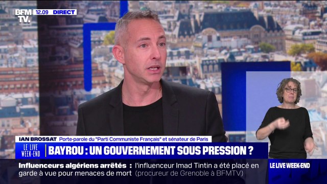 Censure du gouvernement: les mêmes causes produiront les mêmes effets , déclare Ian Brossat, porte parole du PCF