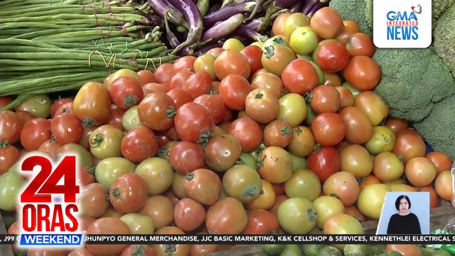 Presyo ng kamatis, nasa P210-P320/KG; presyo ng mga baboy sa ilang lugar, mataas pa rin sa kabila ng matumal na benta | 24 Oras Weekend