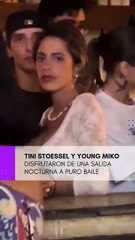 Tini Stoessel y Young Miko disfrutaron de una salida nocturna a puro baile