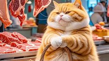 Mommy Cat Doing Shopping Cooking