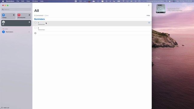 How to MUTE Notifications on the Reminders Application Using a Mac - Basic Tutorial | New
