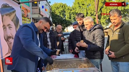 Ferdi Tayfur'un memleketinde helva dağıtıldı