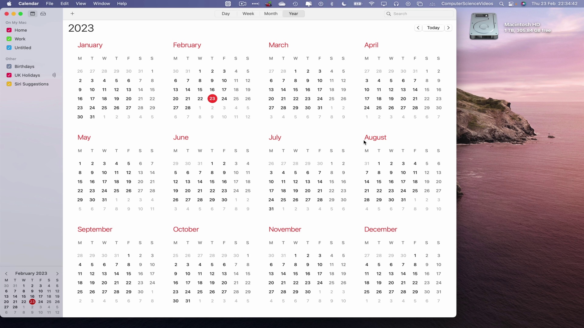 How to Use Calendar On a Mac | Playlist 2025