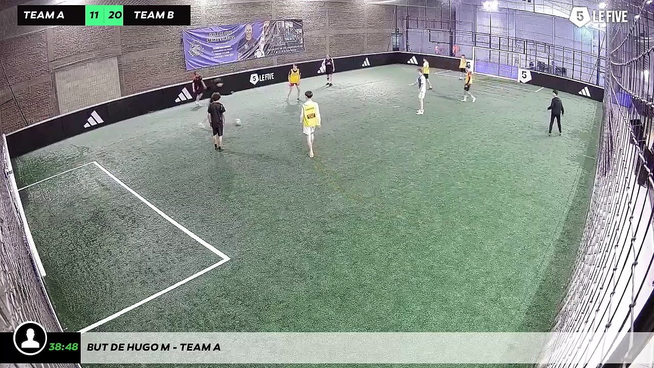 But de Hugo M - Team A