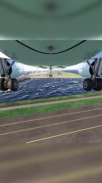 Dangerous Touchdown KLM A320neo at Tokyo International Airport (HND), Tokyo, Japan #flights #fly #flightlovers #Canada #USA #Japan #aviation #flying #FlyingLovers #aviationlovers