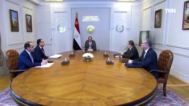 الرئيس عبد الفتاح السيسي يتابع جهود الحكومة لضمان تلبية احتياجات الدولة من المنتجات البترولية