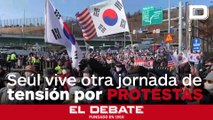 Seúl vive otra jornada de tensión por protestas a favor y en contra del arresto del presidente Yoon