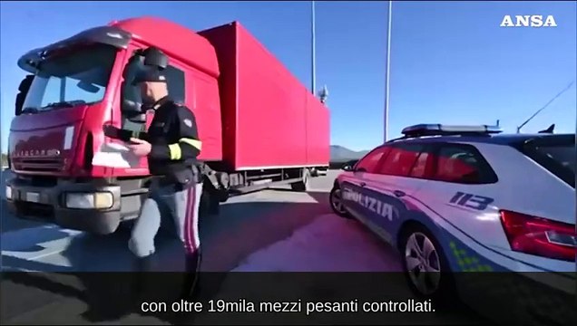 Il bilancio del 2024 della Polizia stradale