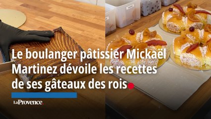 Le boulanger pâtissier Mickaël Martinez dévoile les recettes de ses gâteaux des rois