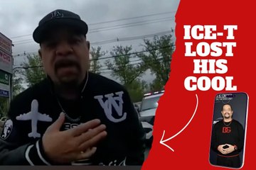Ice-T loses his cool with a cop and cusses him out during a heated exchange caught on bodycam