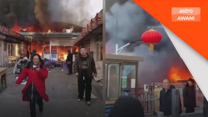 8 maut, 15 cedera dalam kebakaran pasar di Hebei, utara China