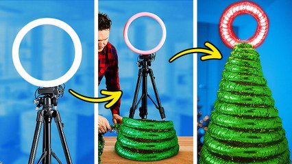 Five Minute Crafts Christmas: Fast way to build a mini Christmas scene
