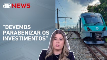 Governo do estado de SP investiu mais de R$ 42,5 bi em transporte sobre trilhos; Jess comenta