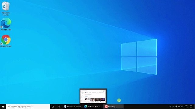 Mostrar solo iconos en barra de tareas Windows 10