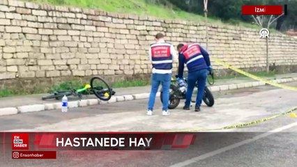 İzmir'de istinat duvarından yola düşen bisikletli çocuk hayatını kaybetti