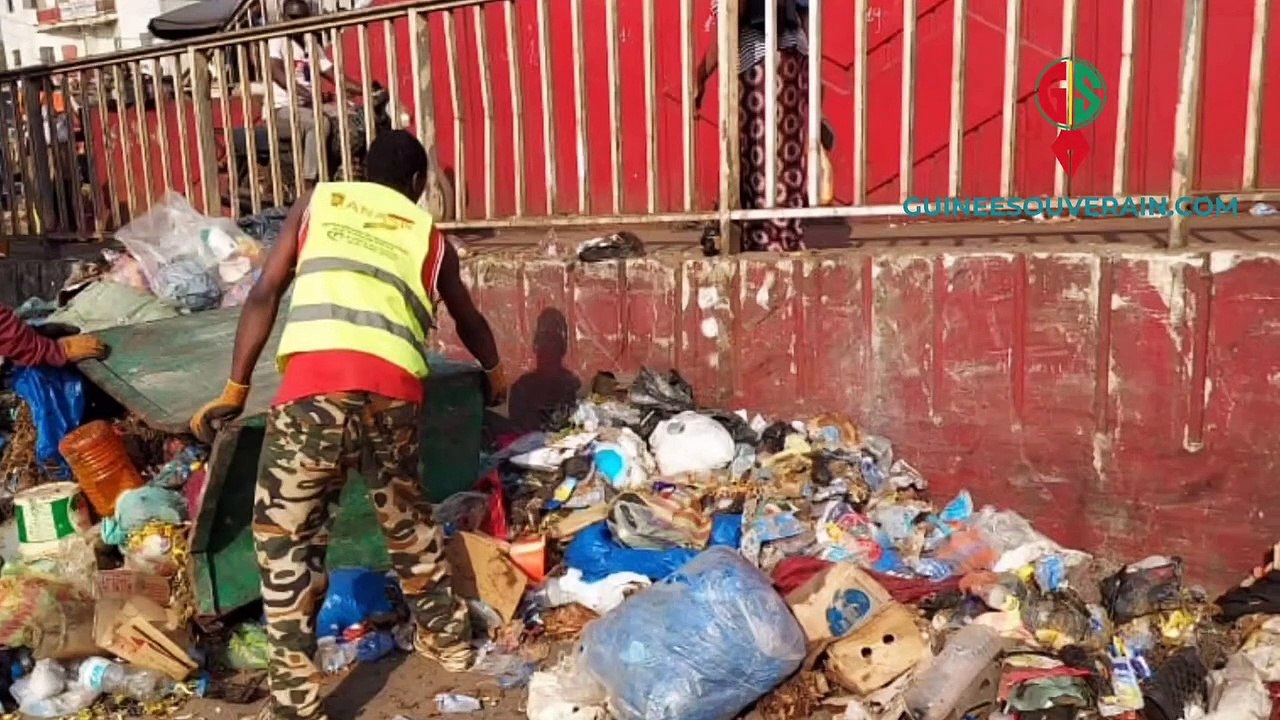 Assainissement dans la commune de Gbessia