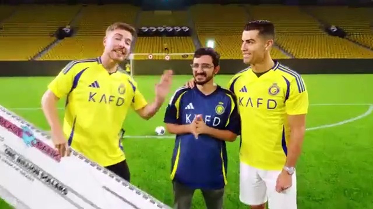 “Beat RONALDO ⚽ Win $1,000,000 💵 | MrBeast Football Challenge”