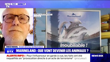 Fermeture de Marineland: les animaux "ne sont pas malheureux", regrette Mike Riddel, ancien directeur du parc