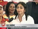 Vpdta. Delcy Rodríguez: Nada derrota al pueblo venezolano, nada puede con nosotros
