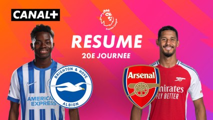 Résumé du match Brighton vs Arsenal - Premier League 2024-25 (J20) ⚽